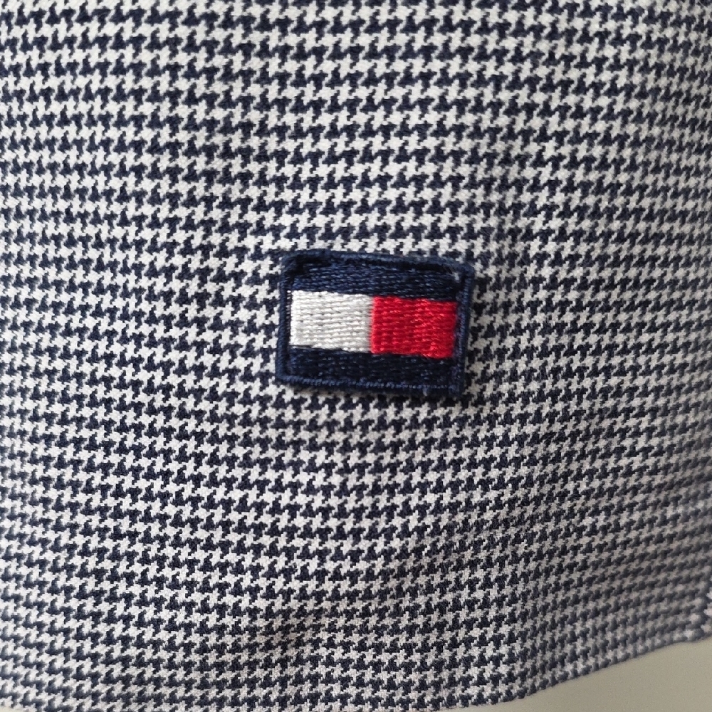 Tommy Hilfiger Vintage Shift Dress – Size 10–Mini Houndstooth Pattern- Hong kong - Picture 3 of 8